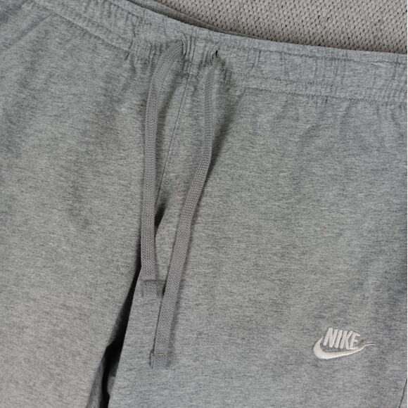 Nike Vintage Fleece Sweat Shorts Mens Large Grey Swoosh Logo Embroidered Y2K - Picture 3 of 15